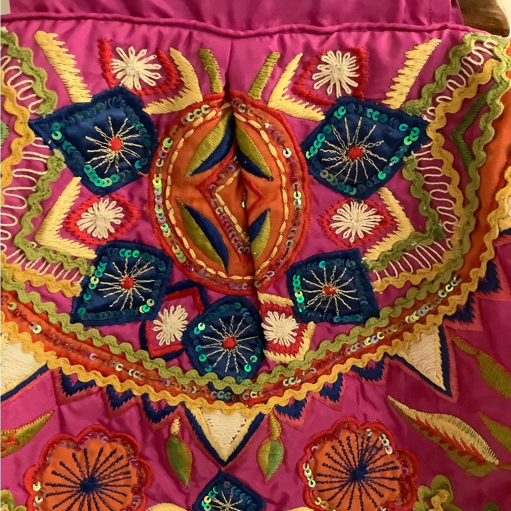 Moyna embroidered boho tote purse from NANTUCKET - Picture 4 of 14